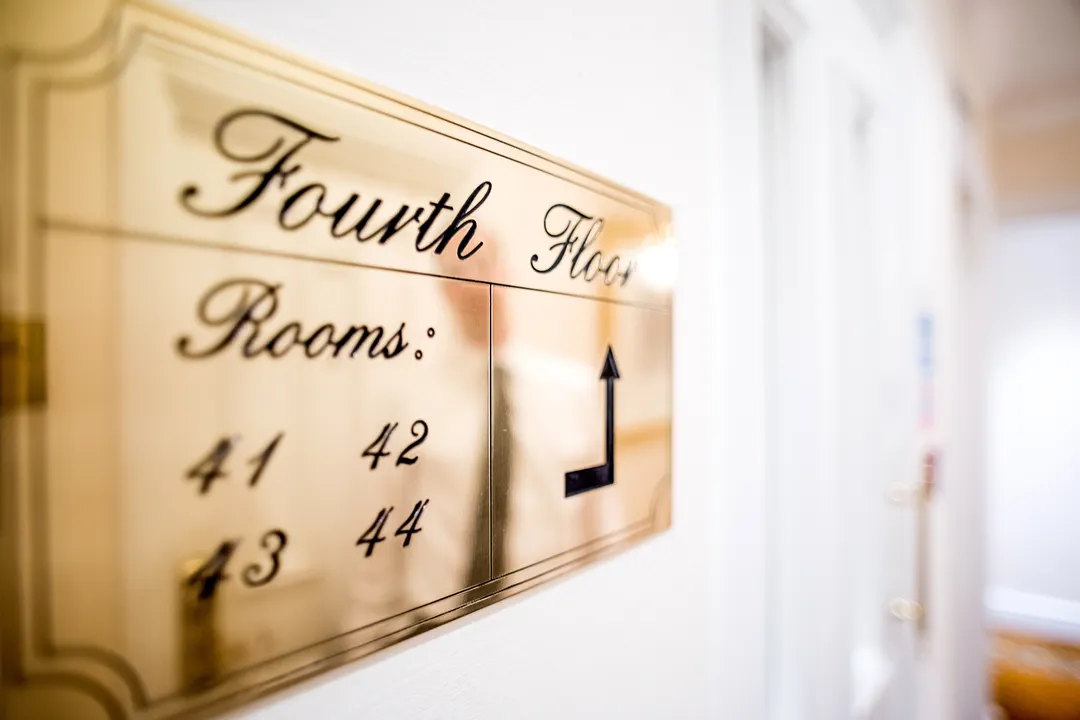 custom room ID signage